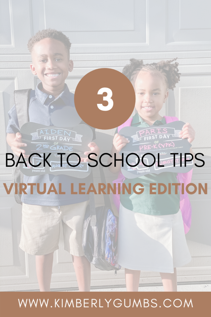 3 Back To School Tips: Virtual Learning Edition