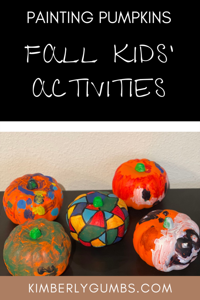 Painting Pumpkins - Fall Kids' Activities